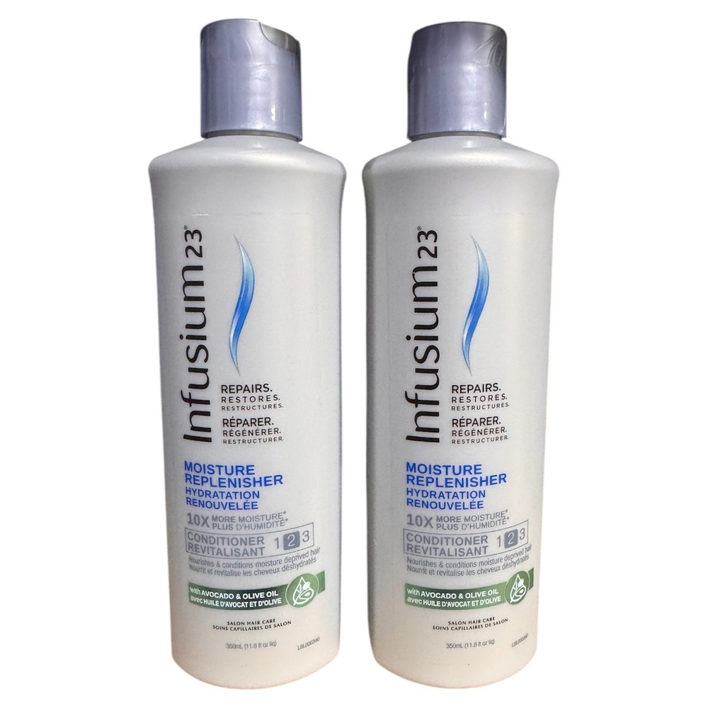 Infusium 23 Moisture Replenisher Conditioner 11.8‎ oz Hydration 2 Bottles